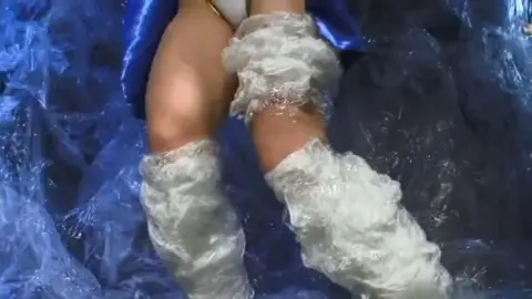 Asian Superheroine in Explicit Office and Warehouse Scenes