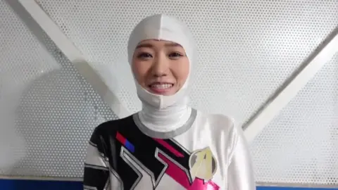 Asian woman in industrial settings