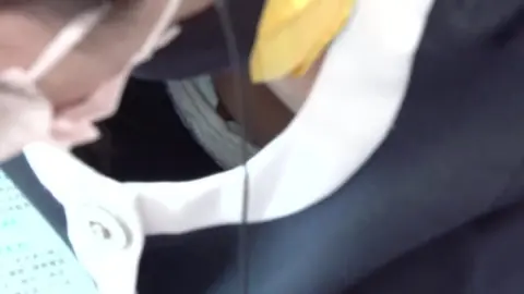 Asian Woman Masturbating in Car