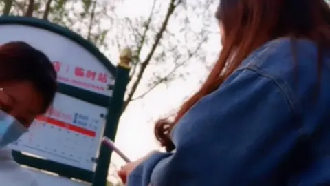 Asian Lesbians in Park Encounter