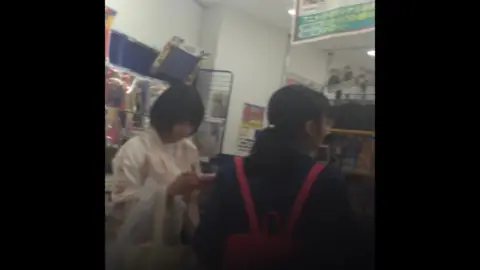 Asian Girls in Store Encounter