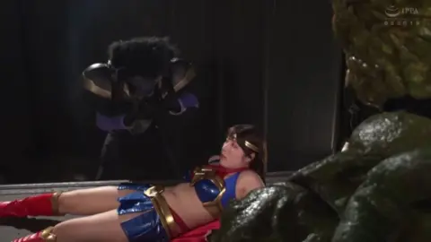 Costumed Women in Armor Scene