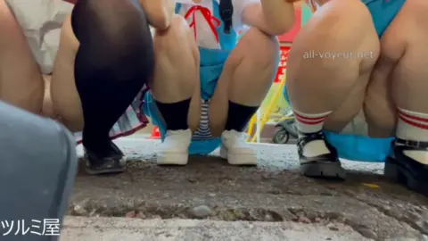 Schoolgirls in Public and Private Encounters