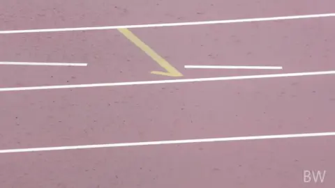 Athletic Woman on Track and Field
