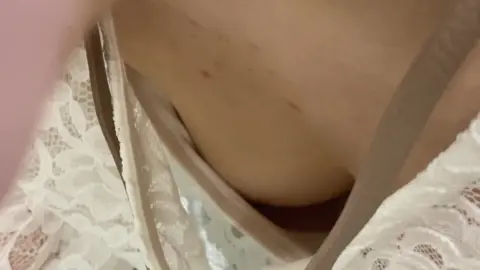 Slim Caucasian Lingerie Tease