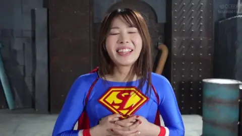 Asian Girl in Industrial Setting