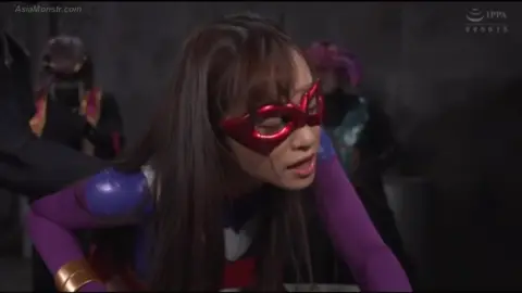 Asian Superheroines with Alien Masks