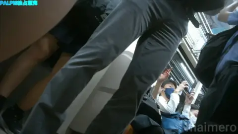 Asian Girls on Crowded Train Erotic Encounter