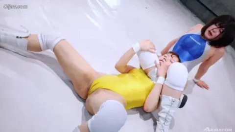 Asian Wrestlers in Action