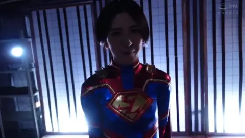 Asian Girl in Tug-of-War Scene