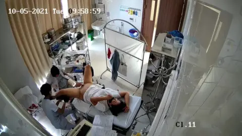 Real Hidden Camera in Gynecological Cabinet 23