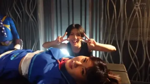 Asian Schoolgirls in Sailor Costumes