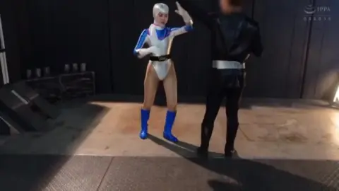 Asian Slender Models in Studio Fetish Scenes