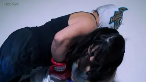 Asian Boxing Bikini Babe