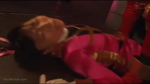 Asian Superheroine in Pink Costume