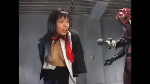 Asian Couple in Cosplay Sex on Rooftop