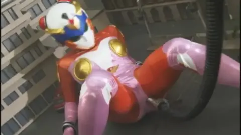 Asian Women in Costume Fighting and Restraint