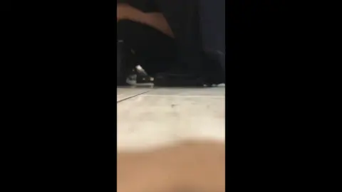 Slim Girl in Black Boots Performs Oral Sex in Store