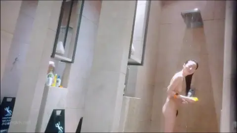 Asian teen shower POV