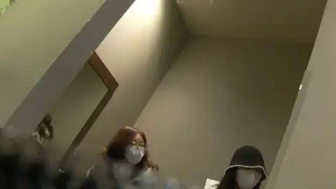 Asian Teen Exposes in Bathroom