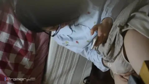 Asian Couple Intimacy in Bathroom and Bedroom