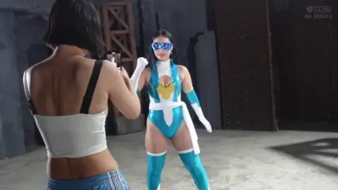 Asian Lesbian Duo in Studio