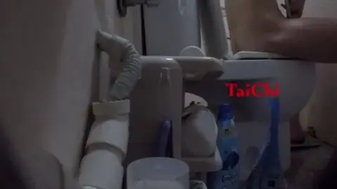 Asian Girl Bathroom Solo