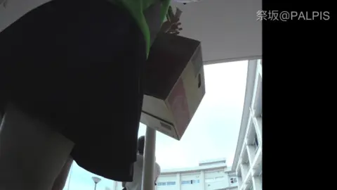 Asian Girls in Shopping Mall