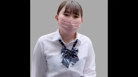 Asian Girl Exposes Herself Under Desk