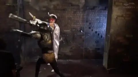 Asian Sailor Fuku Fight Scene