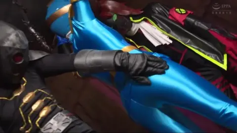 Asian Men in Costume Fantasy Scene