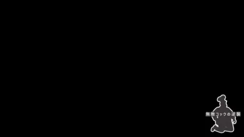 Asian girl in floral dress bends over in storage room