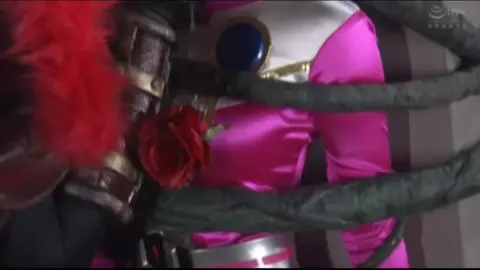 Asian Couple in Costume Armor Bondage