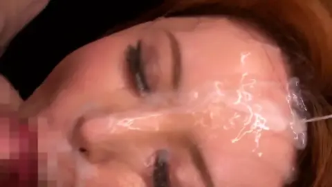 Redhead Performs Fellatio with Cum on Face