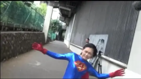Asian Superheroines in Erotic Outdoor Encounter
