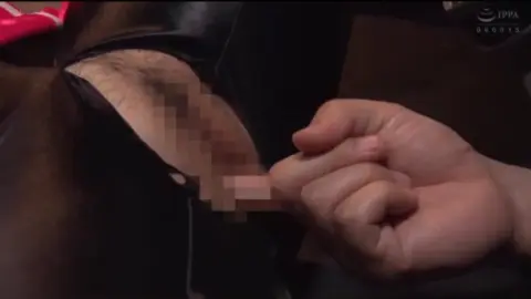 Asian Superhero Costume Sex in Dark Location