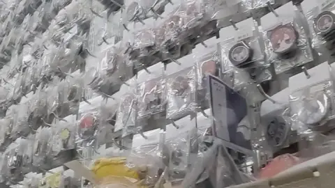 Asian Blonde in Black Outfit