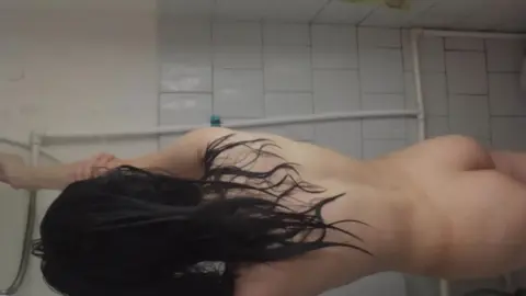 Asian Couple Bathroom Intimacy