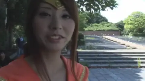 Asian Schoolgirls and Cosplay Babes in Garden and Nightclub