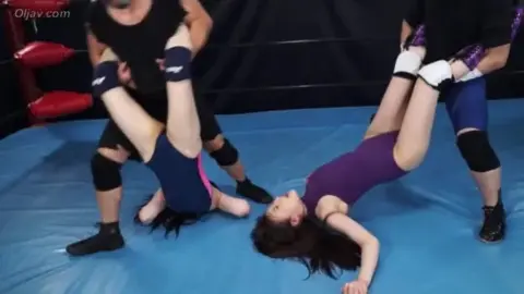 Wrestling Women in Swimsuits