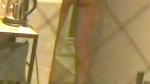 Brunette Babe Solo in Bedroom and Bathroom