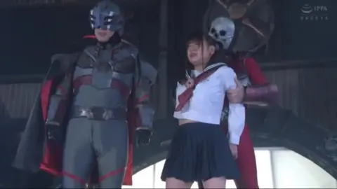 Superhero Costume Threesome Fantasy