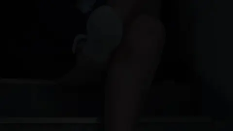 Caucasian Woman in Lingerie