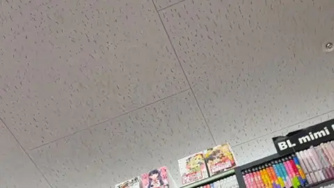 Asian Brunette Masturbating in Library