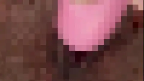 Asian Teen in Plaid Skirt Masturbates