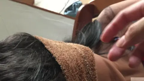 Asian Girl Masturbation and Blindfolded Play