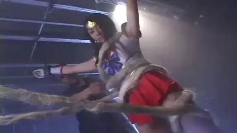 Asian Cosplay Girls Wrestling and Posing