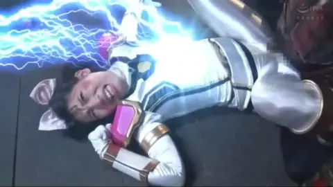 Asian Cosplay Duo in Industrial Setting