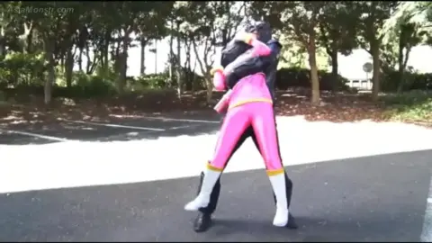 Asian Superhero Lovers Outdoor Encounter