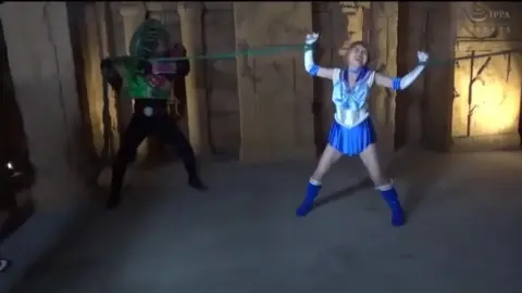 Sailor Mercury Cosplay Fight Scenes